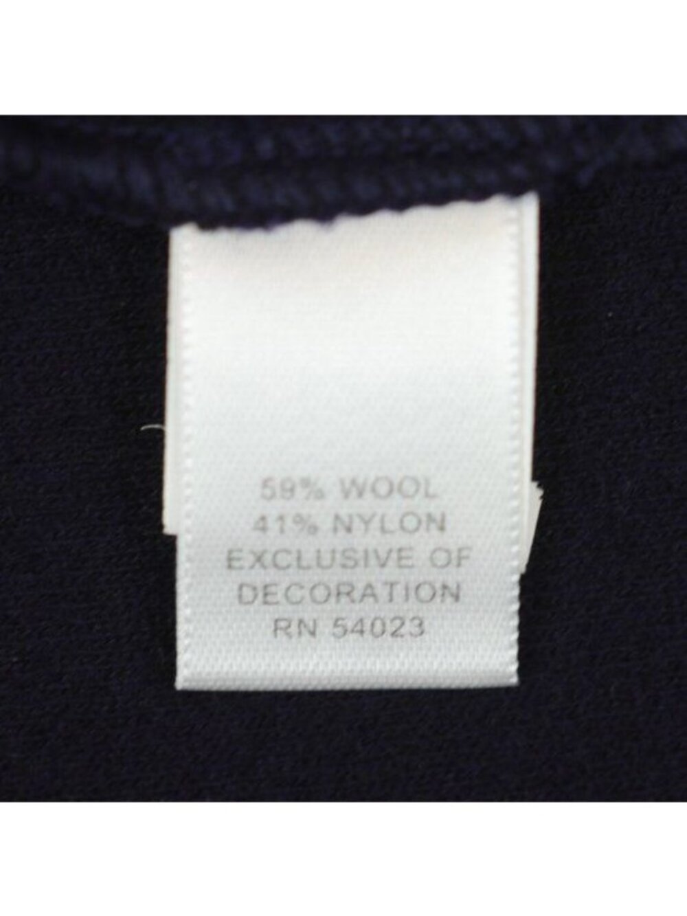 Banana Republic Women's Size 0 Navy Knit Wool Blend Scoop Neck Sheath Dress - Picture 9 of 10